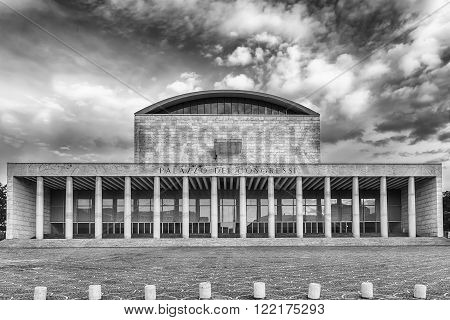 Palace Of Congress, Eur District, Rome, Italy