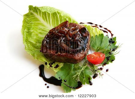 Biftek s balsamico omáčkou