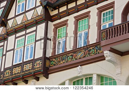 city view of Hamelin a town in Lower Saxony