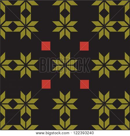 Vector seamless pattern. Traditional element. Modern stylish texture.