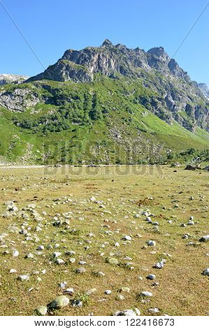 Mountain Hiking In The Caucasus