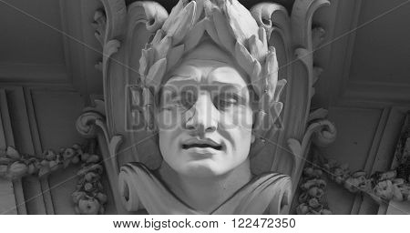 God Zeus. The king of the gods as a symbol of strength and power