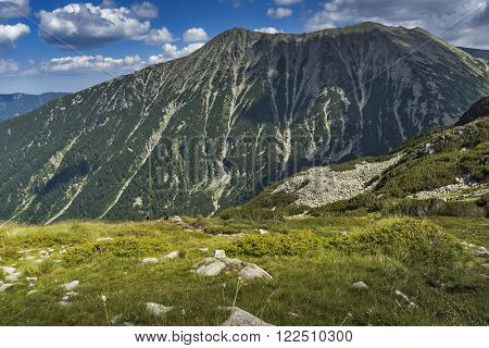 Green hils of Todorka peak, Pirin Mountain, Bulgaria