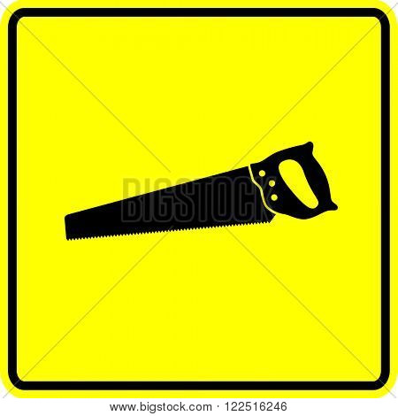 hand saw sign