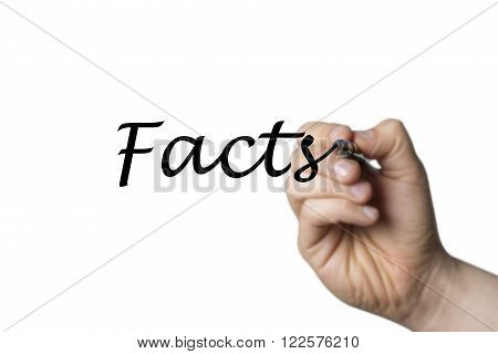 Facts Written By A Hand