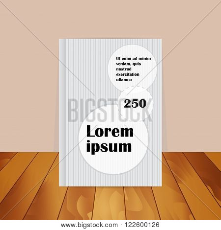 Vector template for brochures covers flyers or business reports.