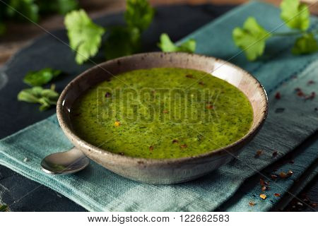 Raw Organic Green Chimichurri Sauce Ready to Use