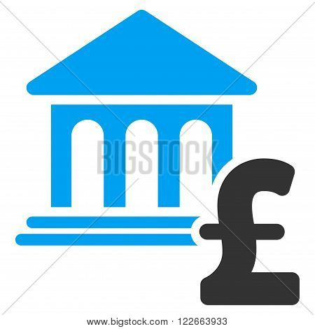 Museum Pound Payment vector icon. Museum Pound Payment icon symbol. Museum Pound Payment icon image. Museum Pound Payment icon picture. Museum Pound Payment pictogram. Flat museum pound payment icon.