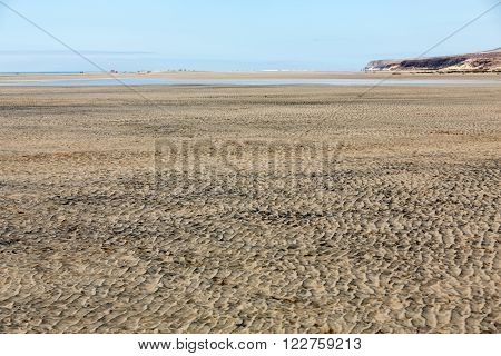 Beach Playa De Sotavento Canary Island Fuerteventura Spain