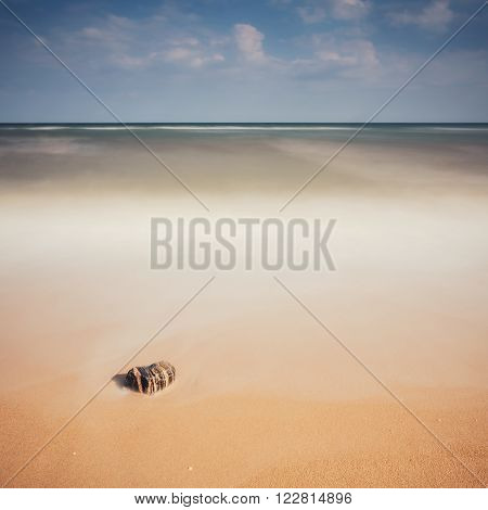 Sri Lanka. Beruwela. Beach Moragalla. Landscapes and Architecture of Sri Lanka