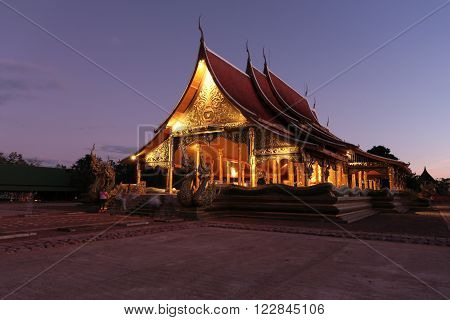 Religious buildings in Thailand
Church of Buddhist temples Phuproud Sirindhorn District, Ubon Ratchathani. North East of Thailand.
