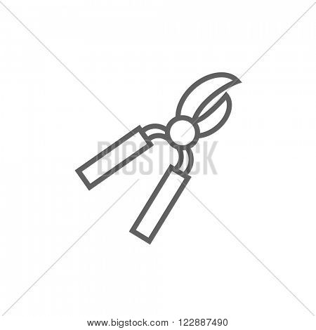 Pruner line icon.