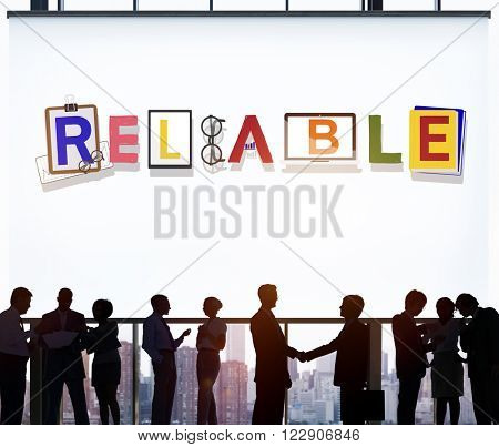Reliable Trustworthy Dependable Responsible Respectable Concept