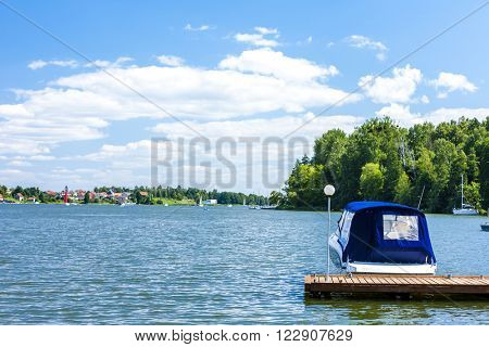 Mikolajki - center of Masurian lakes, Warmian-Masurian Voivodeship, Poland