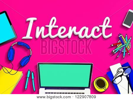 Interact Interaction Interactive Interacting Group Concept