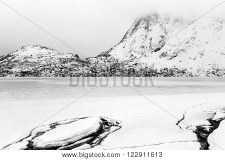 Storvatnet Lake - Lofoten Islands, Norway