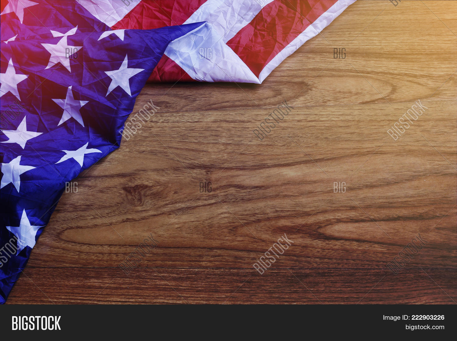 Usa Flag On Brown Image & Photo (Free Trial) Bigstock