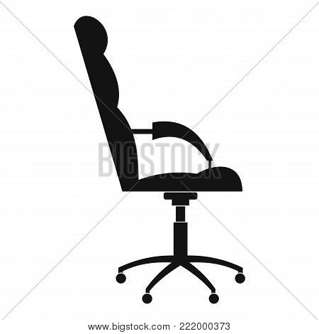 Armchairwith armrests icon. Simple illustration of armchair armrests vector icon for web.