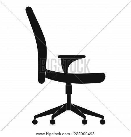 Soft chair icon. Simple illustration ofsoft chair vector icon for web.