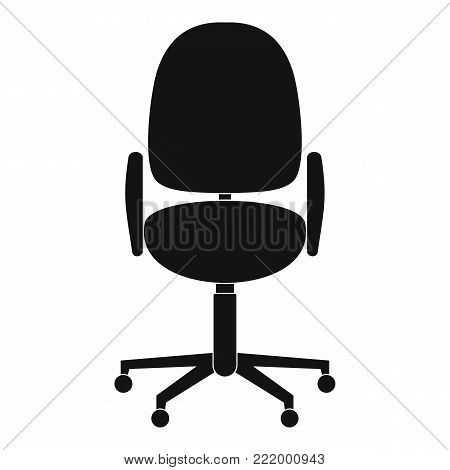 Work chair icon. Simple illustration of work chair vector icon for web.