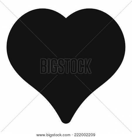 Magnanimous heart icon. Simple illustration of magnanimous heart vector icon for web.