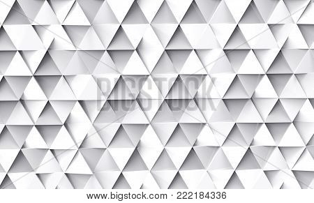White Geometric Background
