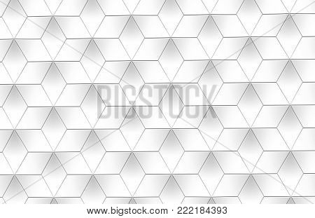 White Geometric Background