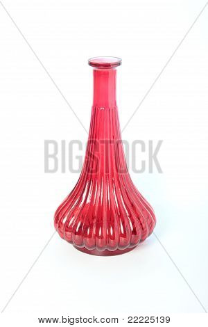 흰색 절연 레드 화병