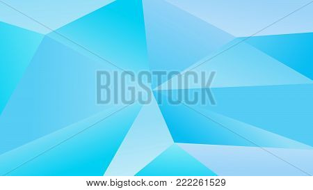 Simple Blue Polygonal Vector Graphic Background Design