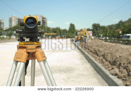 Surveying Equipment To Infrastructure Construction Project
