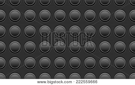 Metallic Button Pin Pattern Vector Graphic Background Design