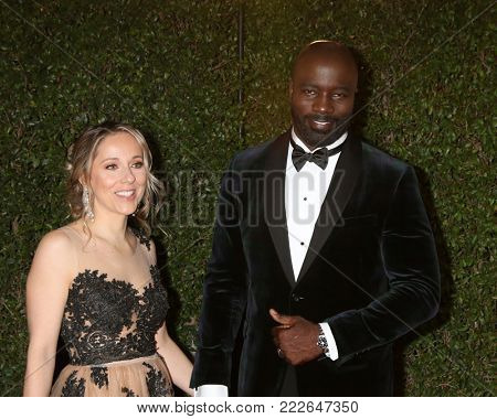 LOS ANGELES - JAN 15:  Iva Colter, Mike Colter at the 49th NAACP Image Awards - Arrivals at Pasadena Civic Center on January 15, 2018 in Pasadena, CA