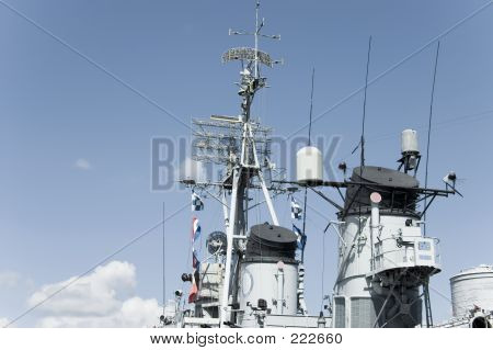 Slagskib kontroltårnet