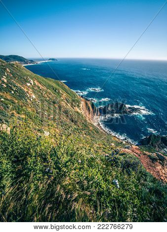 Pacific Ocean Big Sur Coatal Beaches And Landscapes
