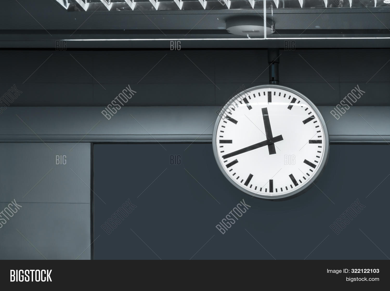 Large Clock Railway Image & Photo (Free Trial) Bigstock