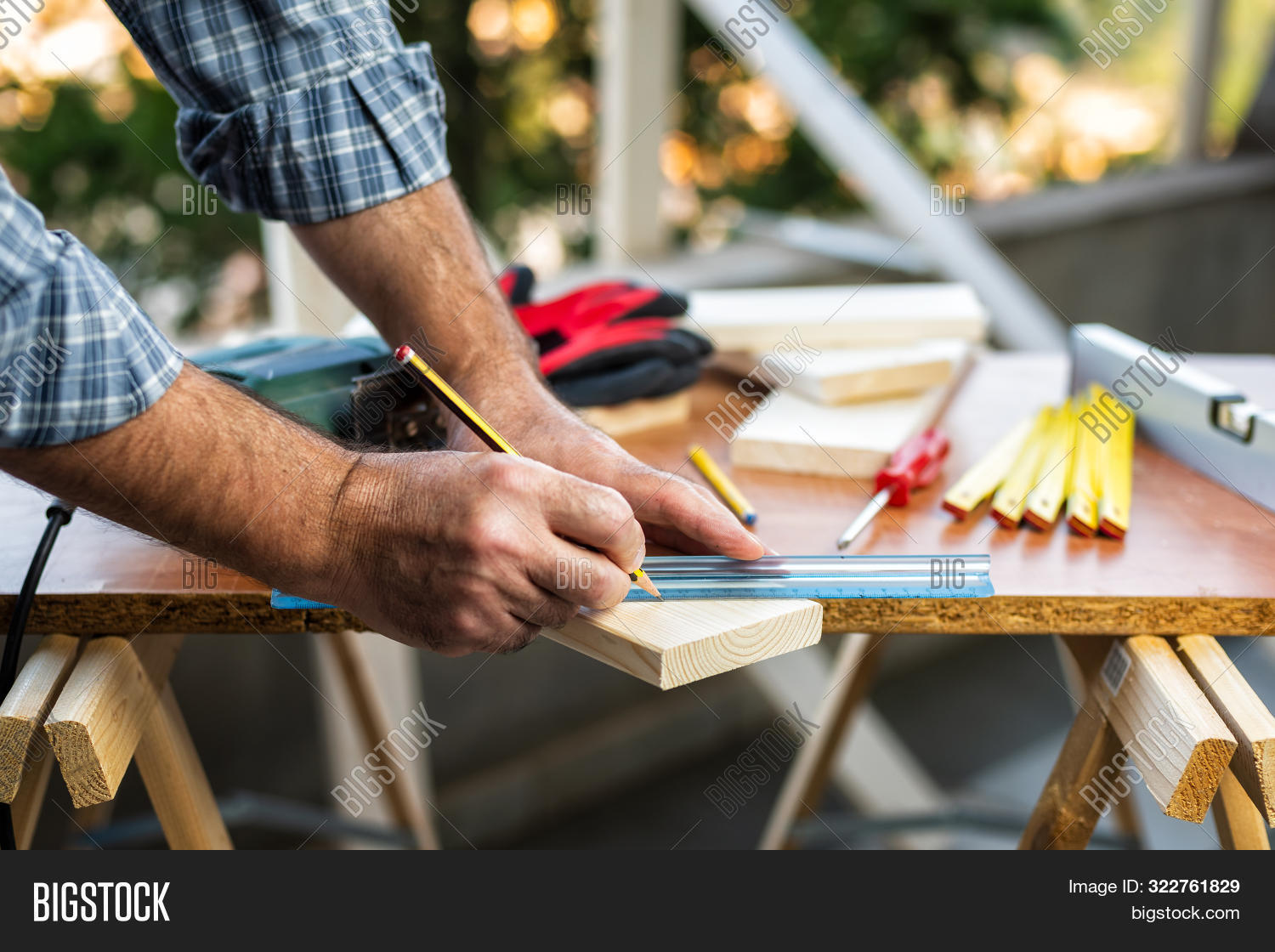 Craftsman Carpenter Image & Photo (Free Trial) Bigstock