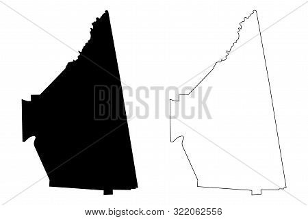 Cherokee County, Alabama (counties In Alabama, United States Of America,usa, U.s., Us) Map Vector Il