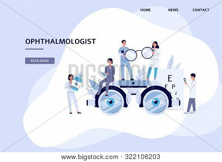 Eye Clinic Banner Vector Photo Free Trial Bigstock