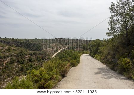 Road Through The Mountains Of The Senia