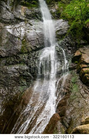 Makhuntseti Waterfall Near Batumi In Adjara Region, Georgia