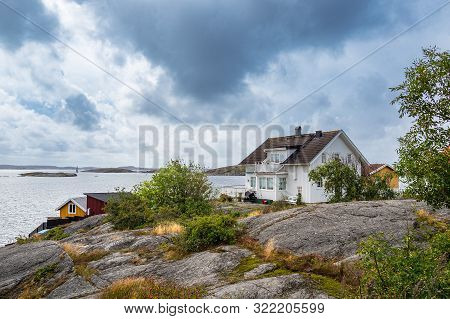View To A Building In Molloesund In Sweden.