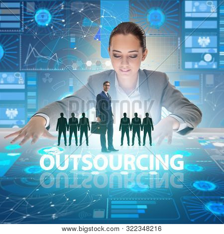 Concept of outsourcing in modern business