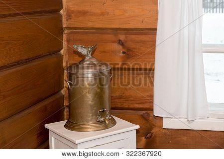 Melikhovo, Moscow Region, Russia - April 3 2019: The Interior Of The Clinic Where Dr. Chekhov Receiv