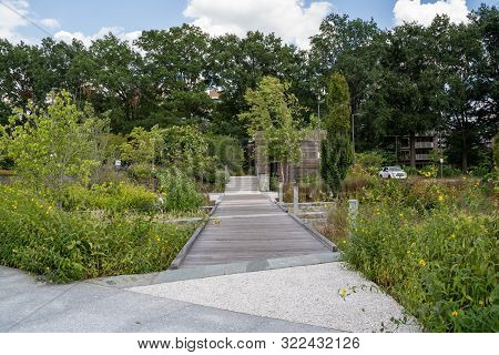 Washington, Dc - August 7, 2019: Waterfront Park, A Public Green Space, Located In Southwest Distric