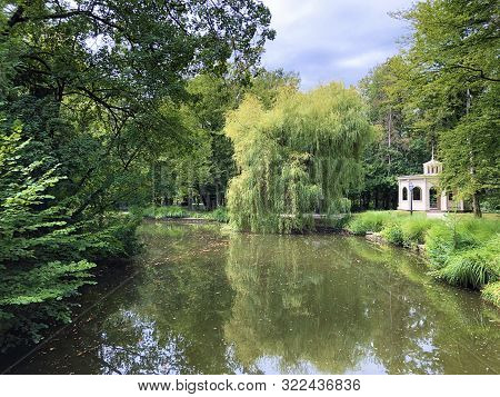 The First Lake In Maksimir Park Or Prvo Jezero U Parku Maksimir - Zagreb, Croatia (hrvatska)
