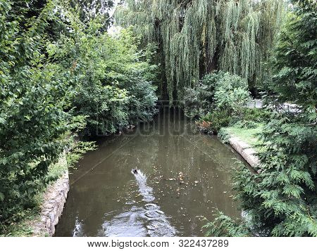 The First Lake In Maksimir Park Or Prvo Jezero U Parku Maksimir - Zagreb, Croatia (hrvatska)