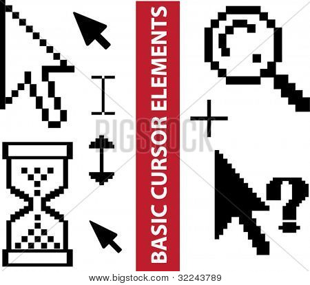 basic cursor elements for web and mobile applications