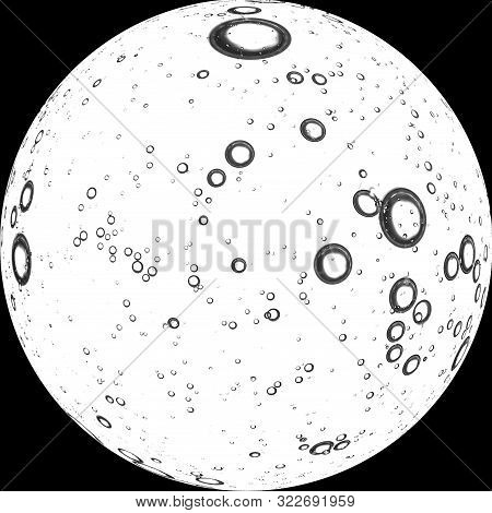 Spherical Abstraction Of A Planet In Dark Space
