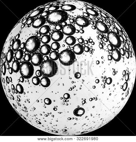Spherical Abstraction Of A Planet In Dark Space