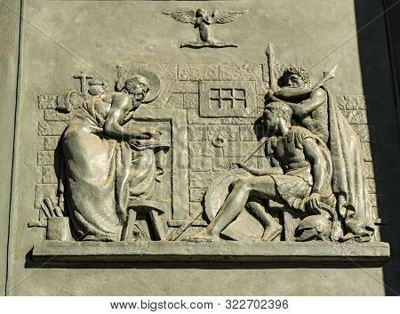 Paul Holy Door Papal Basilica Paul Beyond Walls Rome Italy